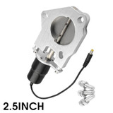 Universal Car Stainless Steel Racing Electric Exhaust Cutout Valves Control Motor, Size:2.25 inch