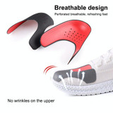 1 Pair 005 Anti-crease Anti-bending Anti-cracking Shoe Shield Protector, Size:225-250mm(Black Red)