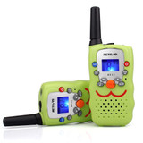 1 Pair RETEVIS RT32 0.5W US Frequency 462.550-467.7125MHz 22CH Handheld Children Walkie Talkie(Green)