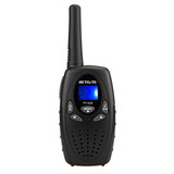 1 Pair RETEVIS RT628 0.5W EU Frequency 446MHz 8CHS Handheld Children Walkie Talkie(Black)