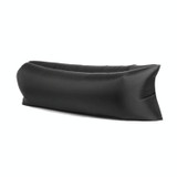 Outdoor Portable Lazy Water Inflatable Sofa Beach Grass Air Bed, Size: 200 x 70cm(Black)