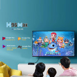 H96 Max 8K Smart TV BOX Android 11.0 Media Player with Remote Control, Quad Core RK3566, RAM: 4GB, ROM: 32GB, Dual Frequency 2.4GHz WiFi / 5G, Plug Type:AU Plug
