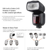 Godox V860IIF 2.4GHz Wireless 1/8000s HSS Flash Speedlite Camera Top Fill Light for Fujifil DSLR Cameras(Black)