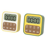 Magnetic Suction Kitchen Cooking Cake Timer With Alarm Clock(Avantarian Green)
