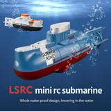 LSRC Mini USB Charging Remote Control Submarine Children Toy(White)