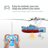 LSRC Mini USB Charging Remote Control Submarine Children Toy(White)