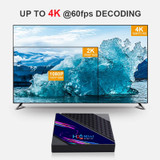 H96 Mini V8 4K Smart TV Box with Remote Control, Android 10.0, RK3228A Quad-core Cortex-A7, 2GB+16GB, Built-in TikTok, Support DLNA / HDMI / USBx2 / 2.4G WIFI, Plug Type:EU Plug