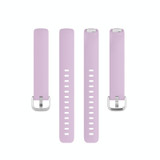 For Fitbit Inspire 2 TPE Watch Band, Size:L(Light Purple)