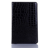 Crocodile Texture Horizontal Flip Leather Case with Holder & Card Slots & Wallet for Galaxy Tab A 8.0 (2019)(Black)