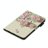 3D Horizontal Flip Leather Case with Holder & Card Slots For  Galaxy Tab A 8 (2019)(Flower Butterfly)