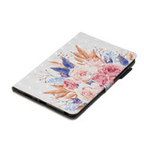 3D Horizontal Flip Leather Case with Holder & Card Slots For  Galaxy Tab A 8 (2019)(Sun Flower)