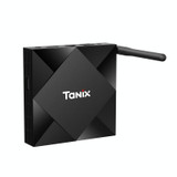 TANIX TX6s 4K Smart TV BOX Android 10 Media Player with Remote Control, Quad Core Allwinner H616, without Bluetooth Function, RAM: 2GB, ROM: 8GB, 2.4GHz WiFi, UK Plug