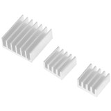 3 in 1 Cooling Heatsink Aluminium Heat Sink Pad Shims for Raspberry Pi 3 / 2