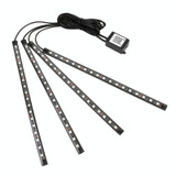 4 in 1 Universal Car Cigarette Lighter 8-color APP Control LED Atmosphere Light Decorative Lamp, with 18LEDs Lamps Cable Length: 1.5m