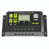 FOXSUR 10A Solar Charge Controller 12V / 24V Automatic Identification Controller