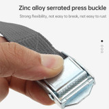 Car Tension Rope Luggage Strap Belt Auto Car Boat Fixed Strap with Alloy Buckle,Random Color Delivery, Size: 25mm x 4m