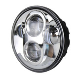 5.75 inch DC12V 6000K-6500K 40W Car LED Headlight for Harley (Silver)