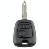 For PEUGEOT 206 2 Buttons Intelligent Remote Control Car Key with Integrated Chip & Battery, Frequency: 433MHz