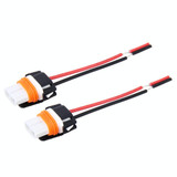 2 PCS 9005 Car Auto LED Bulb Ceramic Insulation Socket Holder (No Including Light)