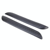 2 PCS Universal Car Auto Rubber Body Bumper Guard Protector Strip Sticker(Black)