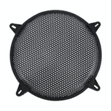 12 inch Car Auto Metal Mesh Black Round Hole Subwoofer Loudspeaker Protective Cover Mask Kit with Fixed Holder