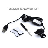 5V Roof Ceiling Decoration Car Red Light Starry Sky Night Lights Atmosphere Meteor Lamp Projector, Constantly Bright