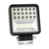 2 PCS 4 inch 20W Spot / Flood Light White Light Square-Shaped Waterproof Car SUV Work Lights Spotlight LED Bulbs, DC 9-30V
