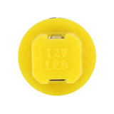 10 PCS 0.4W B8.5 Wedge Instrument Panel COB LED Light Dashboard Gauge Cluster Indicator Lamp Bulb (Amber)