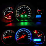 10 PCS 0.4W B8.5 Wedge Instrument Panel COB LED Light Dashboard Gauge Cluster Indicator Lamp Bulb (Amber)