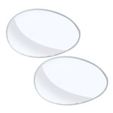 3R-055 2 PCS Car Truck Oval Blind Spot Rear View Wide Angle Mirror Blind Spot Mirror 360 Degree Adjustable Wide-angle Mirror, Size: 6.7*4.5cm