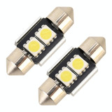 10 PCS 31mm DC12V / 1.7W / 7000K / 70LM 2LEDs SMD-5050 Car Reading Lamp(White Light)