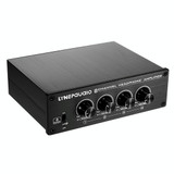 LINEPAUDIO A966 Pro Eight-channel Headphone Amplifier  Headphone Distributer Signal Amplifier(Black)