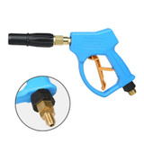 High Pressure Short Fixed Foam Gun for Self-service Car Washing Machine, Outer Wire: 14 x 1.5