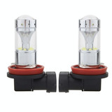 2 PCS H8/H11 60W 1200 LM 6000K Car Fog Lights with 12 CREE XB-D LED Lamps, DC 12V (White Light)