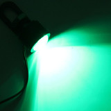 2 PCS 12V 3W Green Light Eagle Eyes LED Strobe Light For Motorcycle Wire Length: 90cm