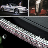 4mm Glitter Crystal Diamond Decoration / Shining Rhinestone Sticker for Car Sticker & Cell Phone Ornament(Silver)