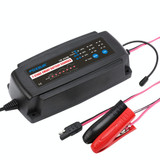 12V 2A / 4A / 8A 7 Stage Charging Battery Charger for Car Motorcycle, UK Plug