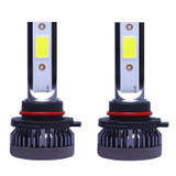 2 PCS 9006 DC9-36V / 36W / 3000K / 6000LM IP68 Car / Motorcycle Mini COB LED Headlight Lamps / Fog Light(Gold Light)