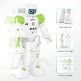 JJR/C R11 CADY WIKE Smart Touch Control Robot with LED Light, Support Waling / Sliding Mode (Green)