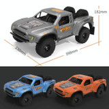 FY-08 Brushless Version 2.4G Remote Control Off-road Vehicle 1:12 Four-wheel Drive Short Truck High-speed Remote Control Car, EU Plug (Orange)