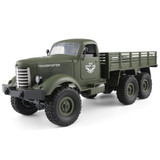 JJR/C Q60 Transporter-1 Full Body 1:16 Mini 2.4GHz RC 6WD Tracked Off-Road Military Truck Car Toy(Army Green)