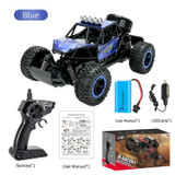 YDJ-D880 2.4G Alloy Remote Control Car Children Toy(Blue)