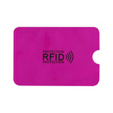 100 PCS Aluminum Foil RFID Blocking Credit Card ID Bank Card Case Card Holder Cover, Size: 9 x 6.3cm (Purple)
