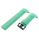 For Sunnto Core Series Square Steel Buckle Silicone TPU Watch Band(Mint Green)