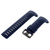 For Sunnto Core Series Square Steel Buckle Silicone TPU Watch Band(Dark Blue)