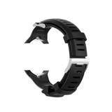 Smart Watch Silicone Watch Band for Suunto D6i(Black)