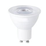 LED Light Cup 2835 Patch Energy-Saving Bulb Plastic Clad Aluminum Light Cup, Power: 7W 12 Beads(GU10 Transparent Cover (Cold Light))