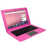 A133 10.1 inch Laptop, 2GB+16GB, Android 7.1,  Allwinner A133 Quad Core CPU 1.6Ghz, Support Bluetooth & WiFi, EU Plug(Pink)