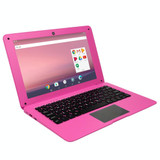 A133 10.1 inch Laptop, 2GB+64GB, Android 12,  Allwinner A133 Quad Core CPU 1.6Ghz, Support Bluetooth & WiFi, EU Plug(Pink)