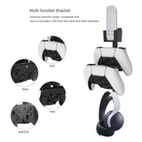 JYS P5125 Earphone / Handle / Remote Control Wall Hook For PS5 / PS4 / Xbox / Switch(Black)